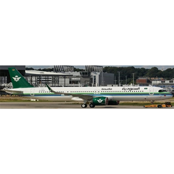 Airbus A321NEO Saudi Arabian Airlines Retro HZ-ASAC w/Stand