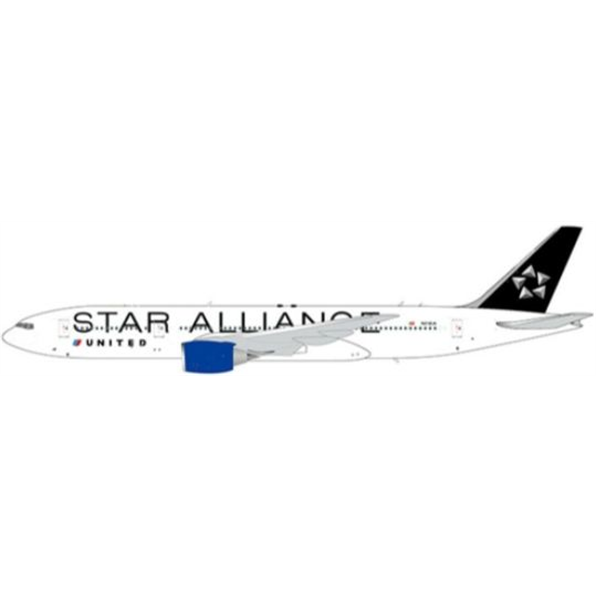 Boeing 777-200(ER) United Airlines Star Alliance Livery N218UA w/Antenna