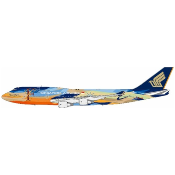Boeing 747-400 Singapore Airlines Tropical 9V-SPK w/Antenna