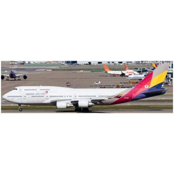 Boeing 747-400 Asiana Airlines Last Flight HL7428 Flaps Down w/Antenna