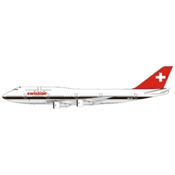 Boeing 747-300 Swissair Polished HB-IGF w/Antenna