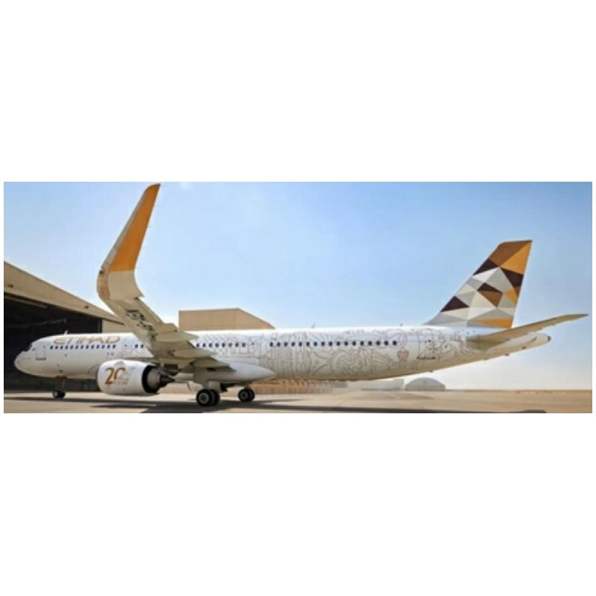 Airbus A321NEO Etihad Airways 20 Years A6-AEN w/Antenna