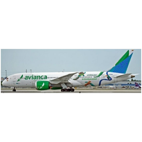 Boeing 787-8 Vianca Unidos Por La Bioddiversidad N799AV w/Antenna Flaps Down