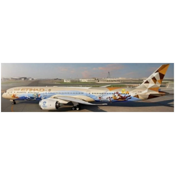 Boeing 787-10 Dreamliner Etihad Airways Warner Bros. World A6-BMA w/Antenna