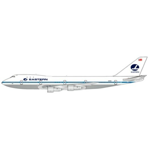Boeing 747-100 Eastern Airlines Polished PAN AM Hybrid Livery N731PA w/Antenna