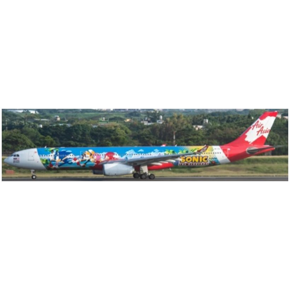 Airbus A330-300 Air Asia Sonic The Hedgehog 9M-XXU w/Antenna