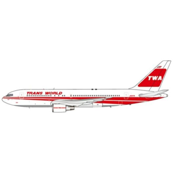 Boeing 767-200ER TWA Trans World Airlines N610TW w/Antenna