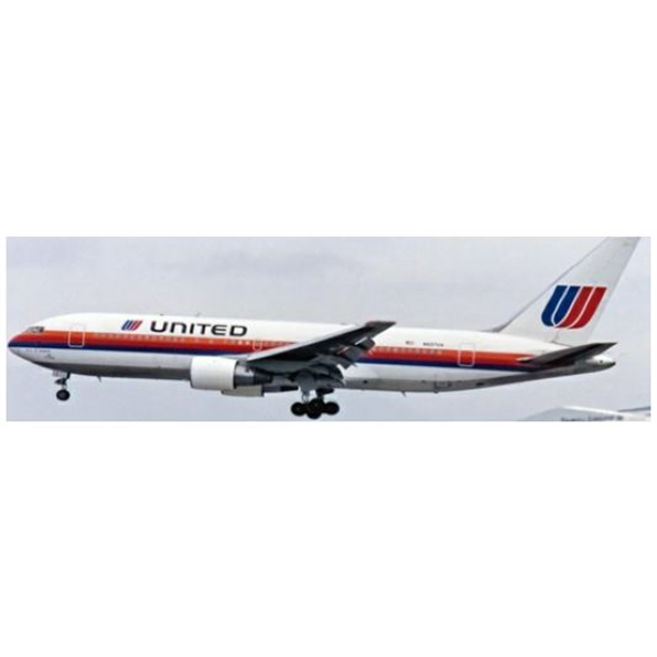 Boeing 767-200 United Airlines Saul Bass N607UA w/Antenna