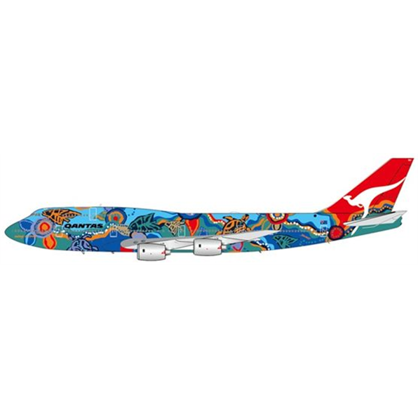 Boeing 747-300 Qantas Nalanji Dreaming VH-EBU w/Antenna
