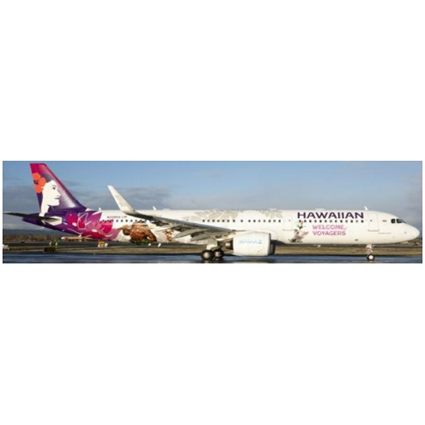 Airbus A321NEO Hawaiian Airlines Welcome Voyagers N208HA w/Antenna