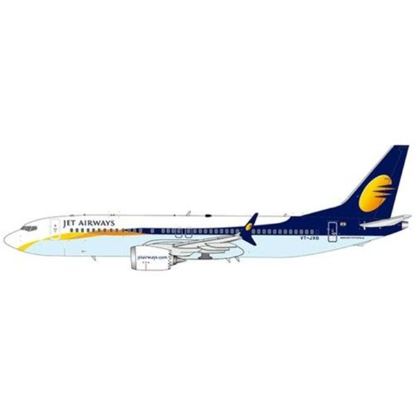 Boeing 737-8 MAX Jet Airways VT-JXB with Antenna (Limited 200pcs)