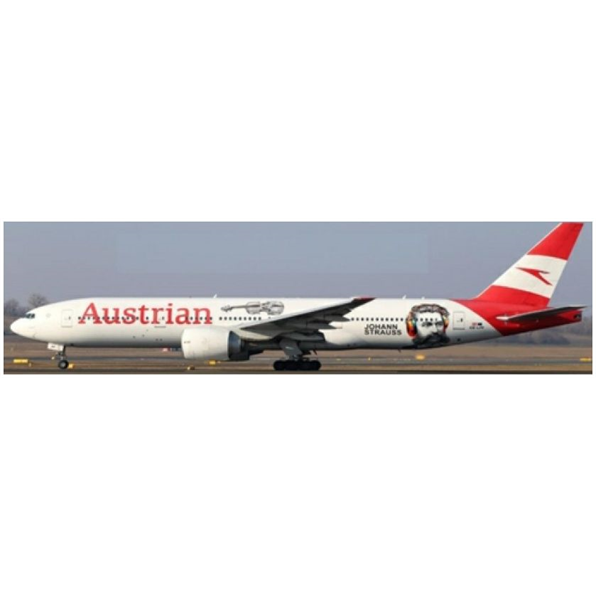 Boeing 777-200ER Austrian Airlines Johann Strauss OE-LPF w/Antenna