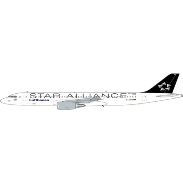 Airbus A320 Lufthansa Star Alliance D-AIPD w/Antenna