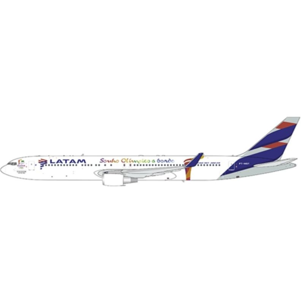 Boeing 767-300ER Latam Rio 2016 Livery PT-MSY w/Antenna