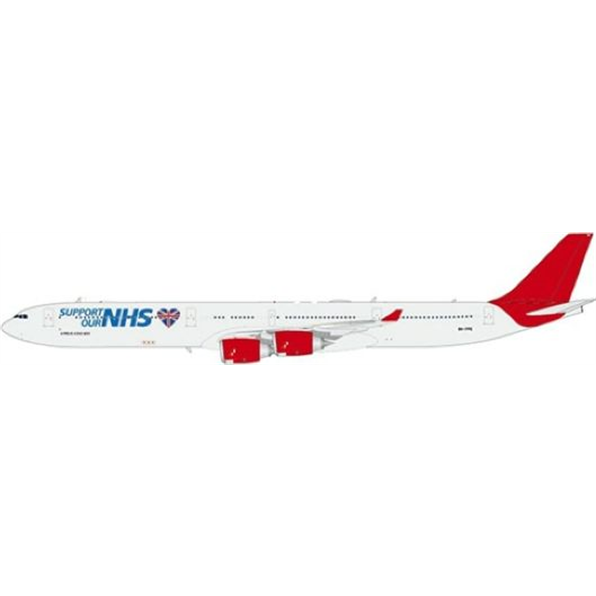 Airbus A340-600 Maleth Aero Thank You NHS 9H-PPE w/Antenna