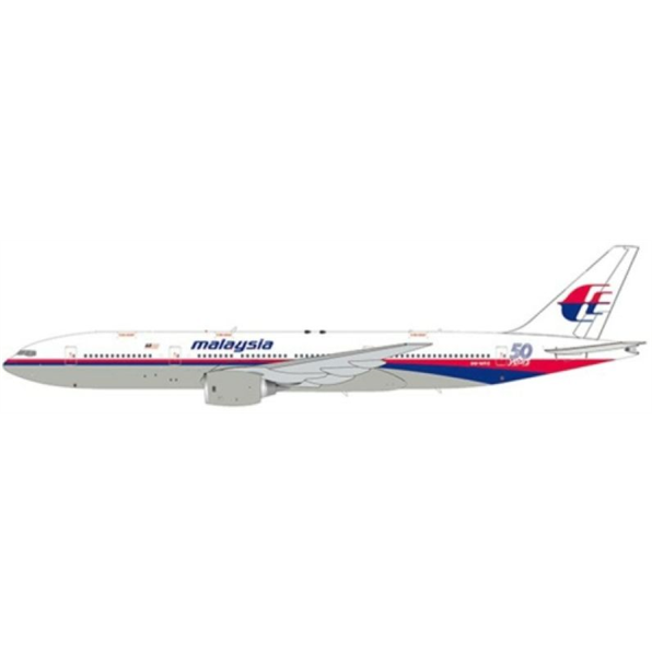 Boeing 777-200(ER) Malaysia Airlines 50 years 1947-1997 9M-MRB w/Antenna