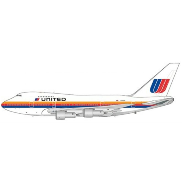 Boeing 747SP United Airlines Old Livery N140UA w/Antenna