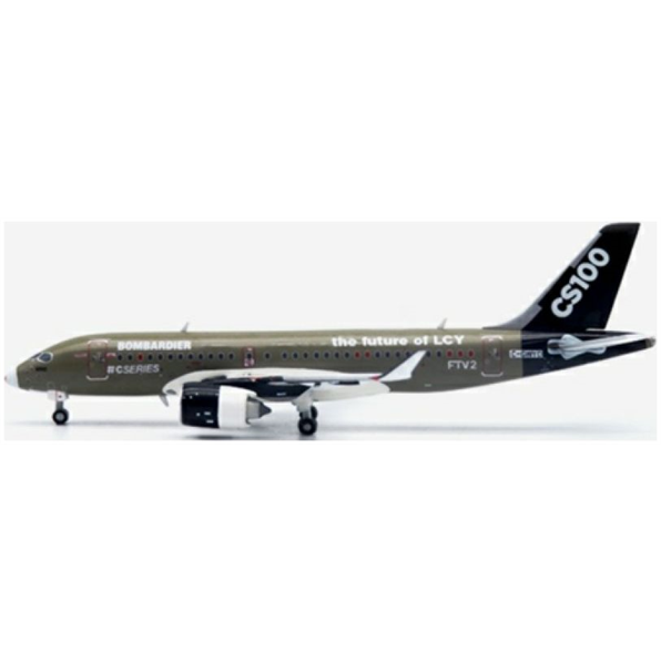 Bombardier CS100 House Colour The Future Of LCY C-GWYD w/Antenna