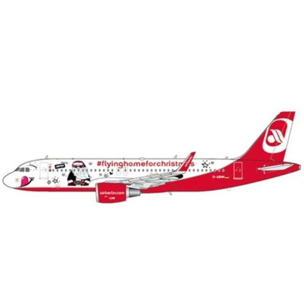 Airbus A320 Air Berlin Flying Home For Christmas Livery D-ABNM with Antenna