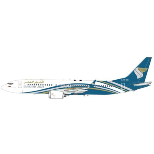 Boeing 737-8MAX Oman Air A4O-ME w/Antenna