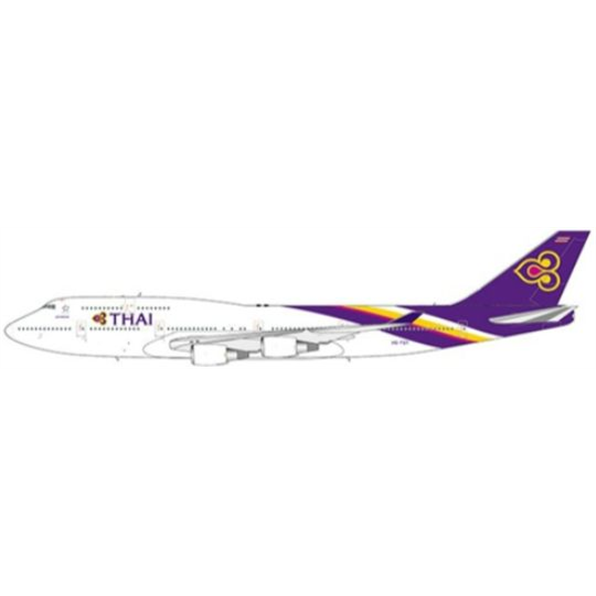 Boeing 747-400 Thai Airways Flap Down HS-TGT w/Antenna
