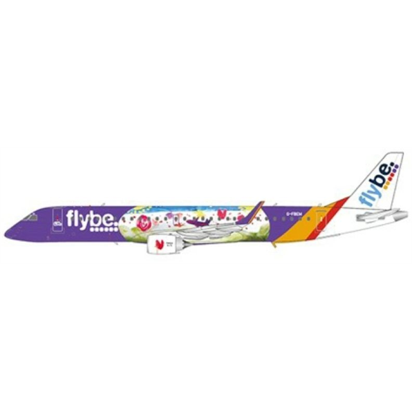 Embraer 190-200LR Flybe Kids and Teens Livery G-FBEM w/Antenna