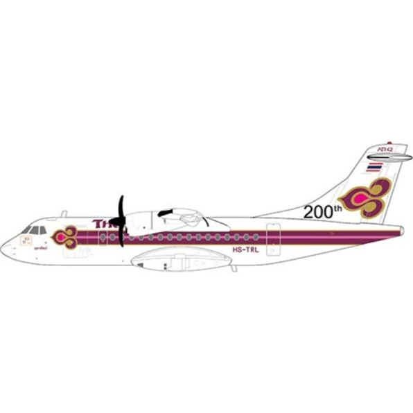 ATR 42-320 Thai Airways 200th HS-TRL w/Antenna