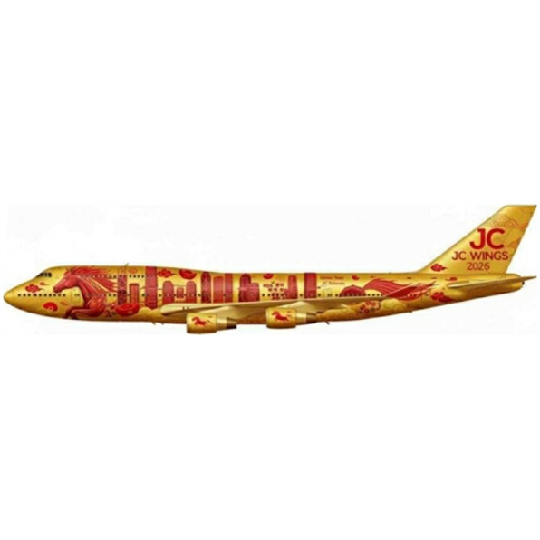 Boeing 747-400 Fantasy 2026 CNY Year of The Horse w/Antenna