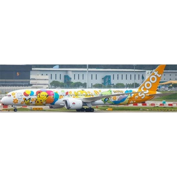 Boeing 787-9 Dreamliner Scoot Pokemon Livery 9V-OJJ w/Antenna