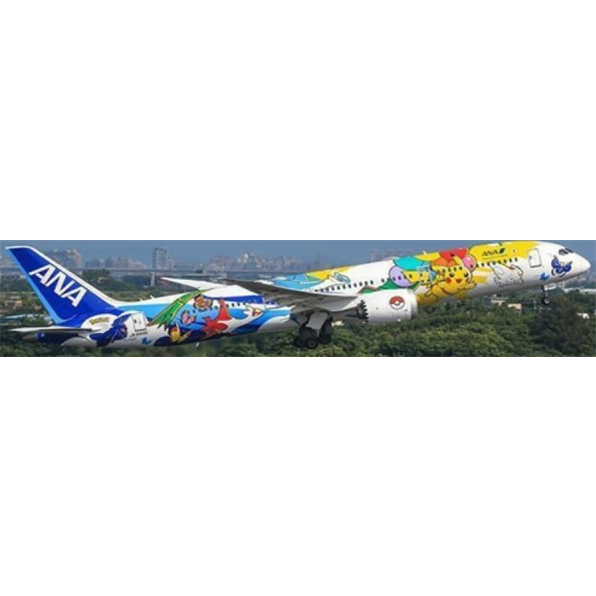 Boeing 787-9 Dreamliner All Nippon Airways Pikachu Jet Flap Down JA894A w/Antenna