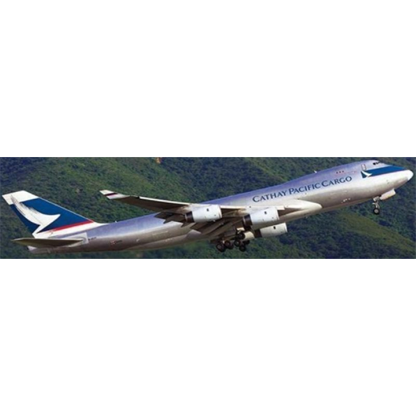 Boeing 747-400F Cathay Pacific Cargo Silver Bullet Livery B-HUO w/Antenna
