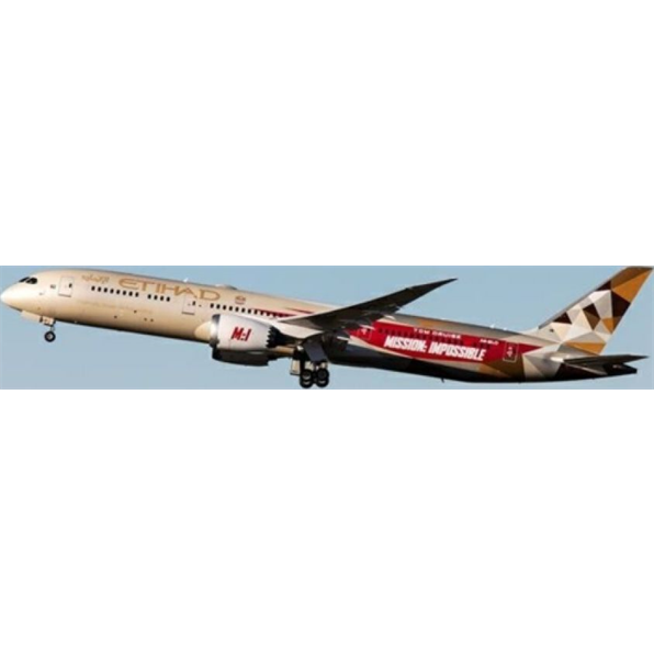 Boeing 787-9 Dreamliner Etihad Airways MI Livery A6-BLO Flaps Down w/Antenna