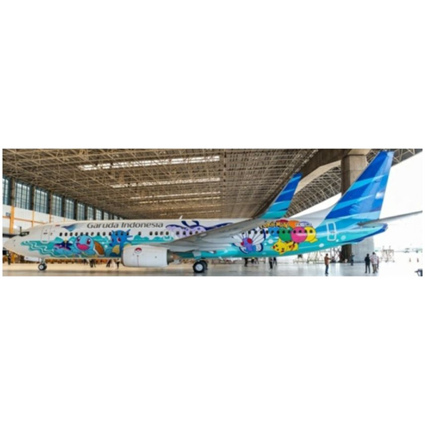 Boeing 737-800 Garuda Indonesia Pokemon PK-GMU w/Antenna