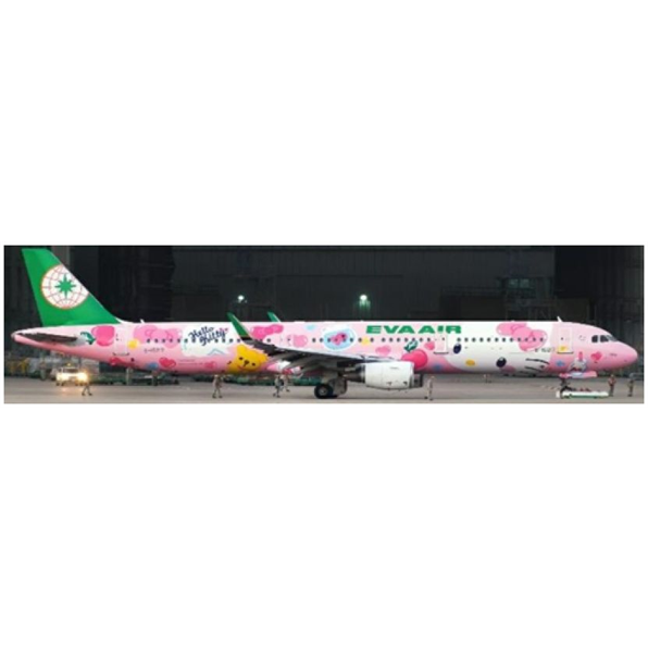 Airbus A321 Eva Air Pinky Jet B-16217 w/Antenna