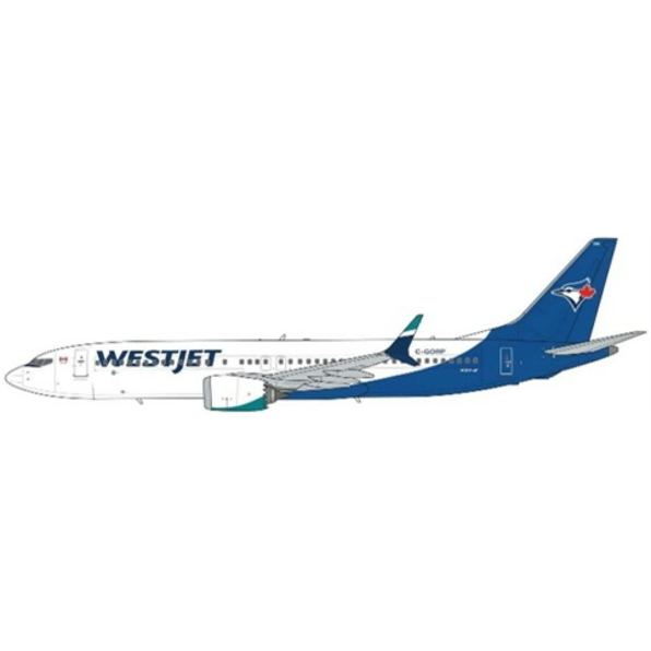 Boeing 737 MAX 8 Westjet Toronto Blue Jays C-GORP w/Antenna