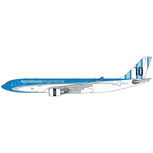 Airbus A330-200 Aerolineas Argentinas Argentina Football Team LV-KAN w/Antenna
