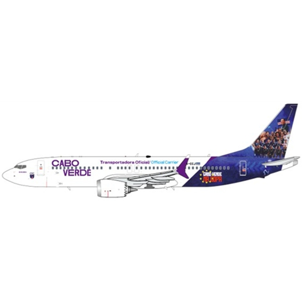 Airlines 737 MAX 8 Cabo Verde NA Copa D4-CCJ w/Antenna