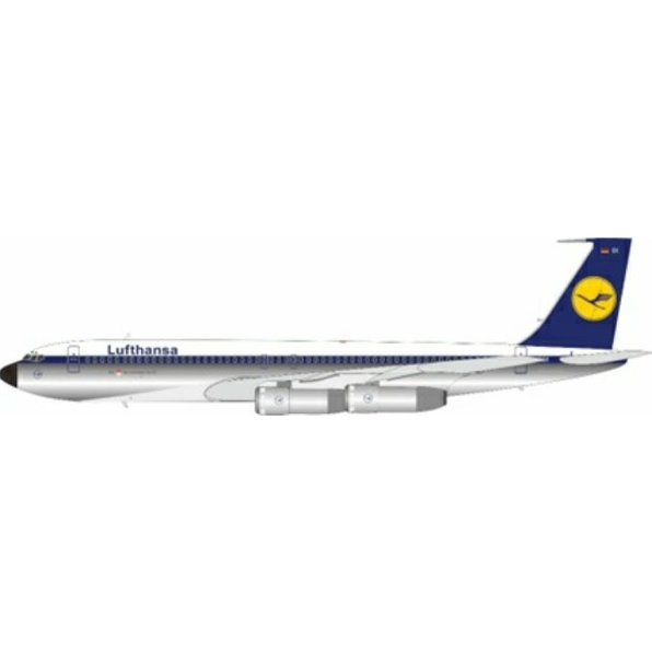 Boeing 707-330C Lufthansa Polished D-ABOX w/Stand