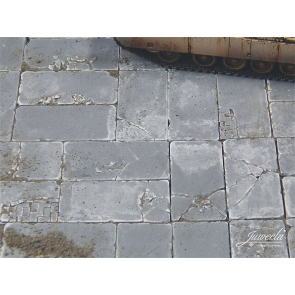 Concrete Flat Tyre, Large 34x17, 60x