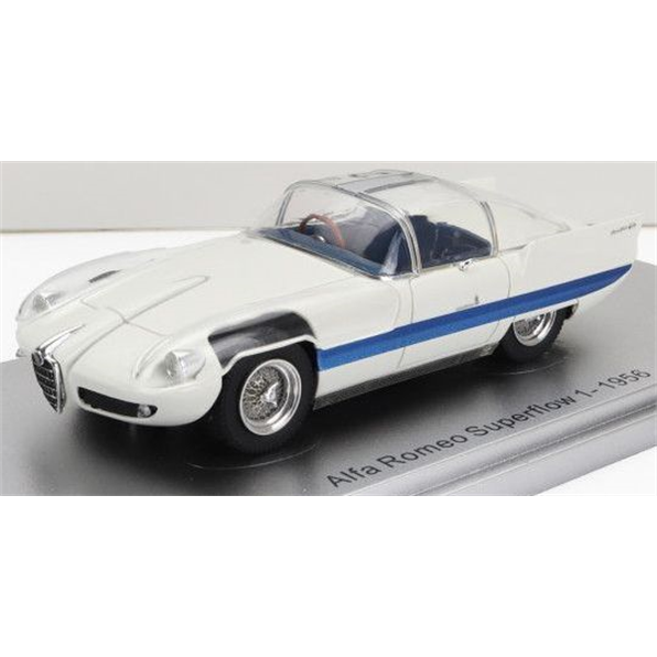 Alfa Romeo - 6C 3000 Superflow I 1956 Pininfarina - White / Blue - 400pcs Ltd