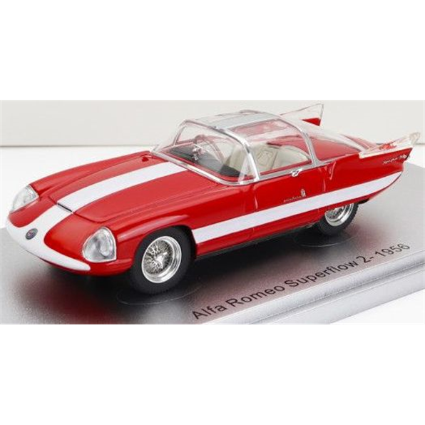 Alfa Romeo - 6C 3000 Superflow I 1956 Pininfarina - Red / White - 400pcs Ltd