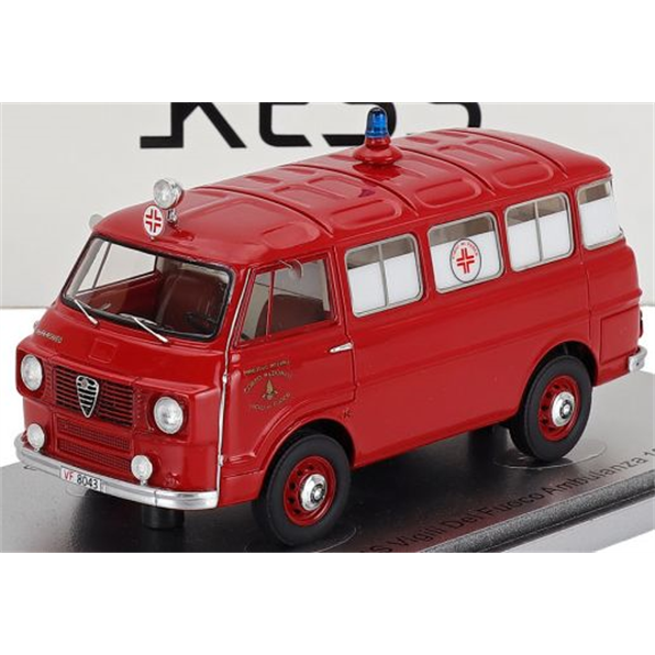 Alfa Romeo F-12 Vigili Del Fuoco Ambulanza Fire Engine Ambulance 1968