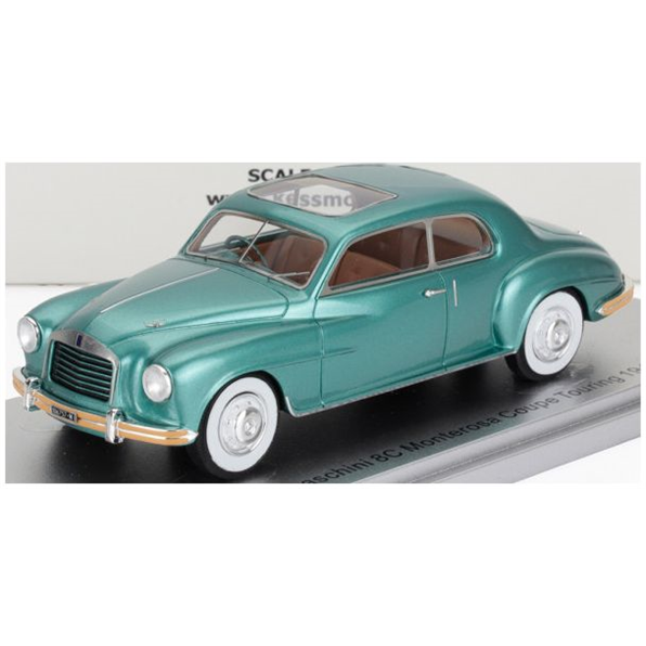 Isotta Fraschini 8C Monterosa Green Coupe Touring Open Roof 1947 Green
