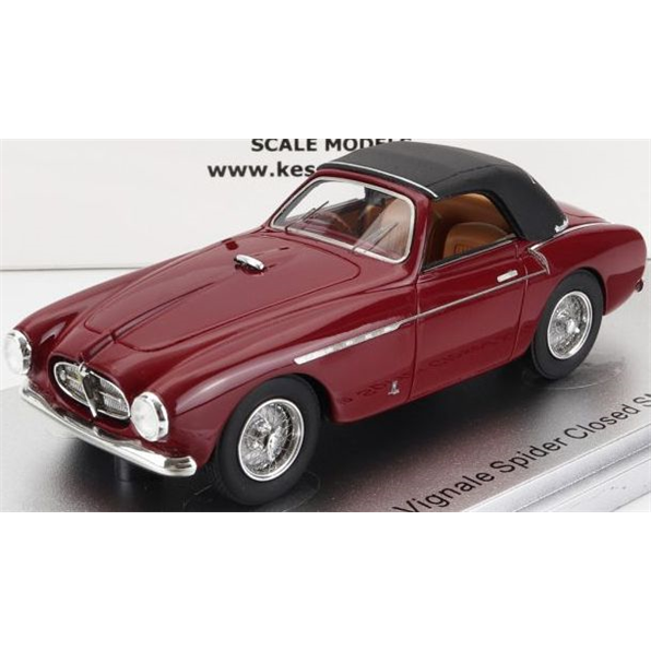 Ferrari 212 Export Vignale ch.0110e Burgundy Cabriolet Top Up