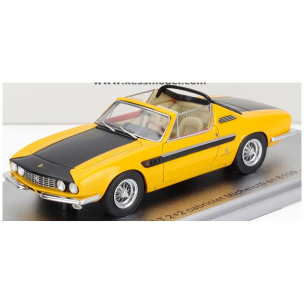 Ferrari 330 GT 2+2 sn.6109 Yellow/Black Michelotti Cabriolet Open 1964