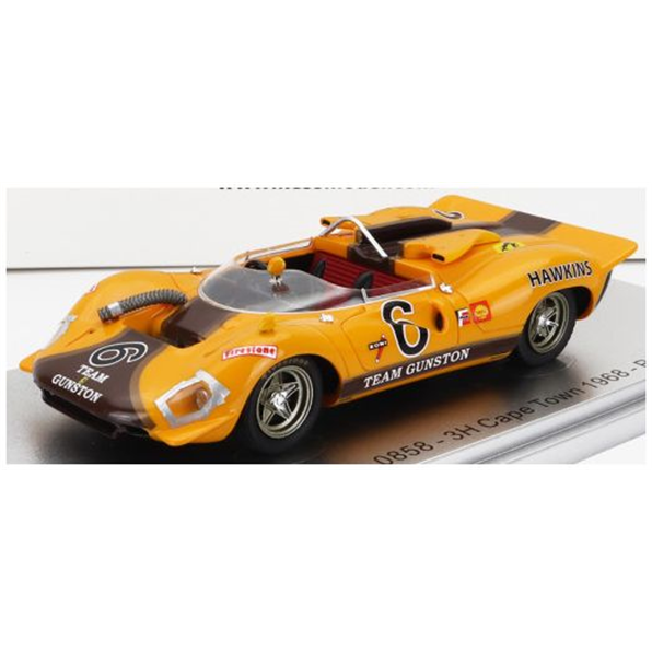 Ferrari 350 P4 Spider Can-Am s/n0858 Gunston #6 1st 3h Cape Town 1968 P.Hawkins