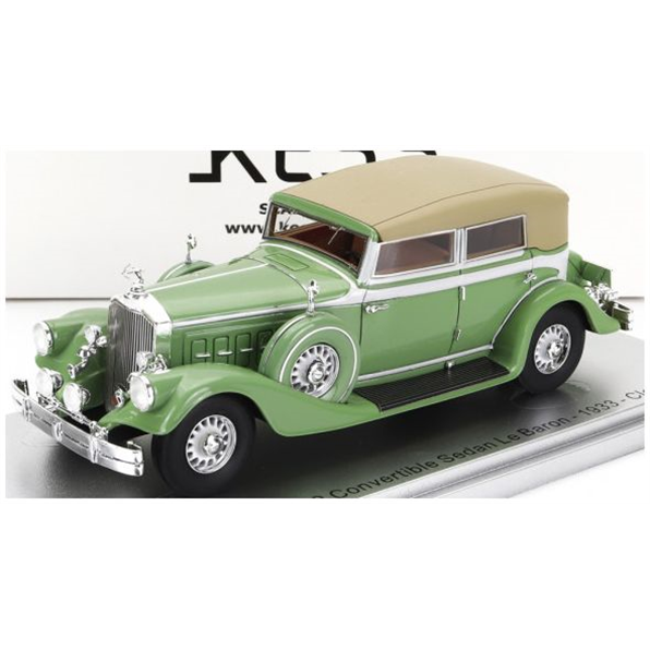 Pierce Arrow 124 Green Convertible Berline Sedan Le Baron Closed 1933