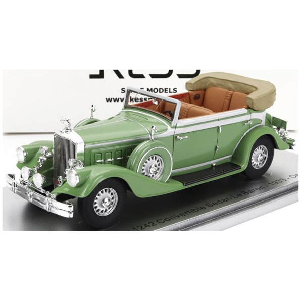 Pierce Arrow 124 Green Convertible Berline Sedan Le Baron Open 1933