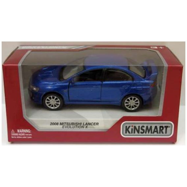 Mitsubishi Lancer EVO X 2008 Blue (Window Box)