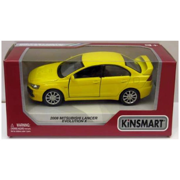 Mitsubishi Lancer EVO X 2008 Yellow (Window Box)